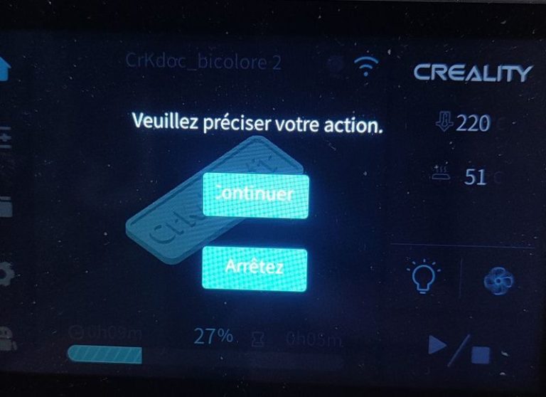 Comment imprimer en plusieurs couleurs (machine stock/root)